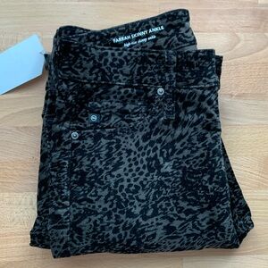 Adriano Goldschmidt Print Pants Size 26R Farrah Skinny Ankle High-Rise